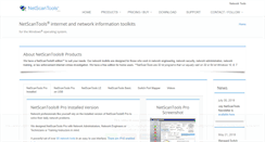Desktop Screenshot of netscantools.com