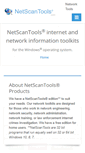 Mobile Screenshot of netscantools.com